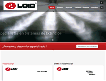 Tablet Screenshot of loid.com.mx
